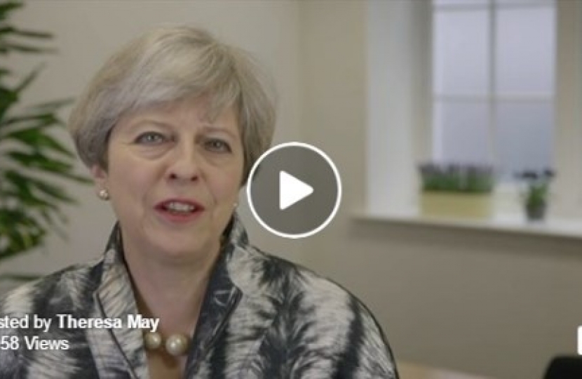 Theresa May supports James Palmer